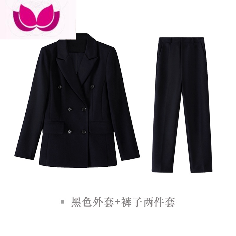 七斓公务员面试正装职业西装套装女韩版大学生正式工作服商务外套气质 S建议90-100斤 上衣裤子不同尺码下单请备注