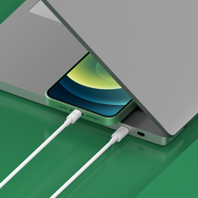 ZMI紫米苹果官方MFI认证 PD快充线数据线USB-C to Lightning充电线适用于iPhone8-14系列