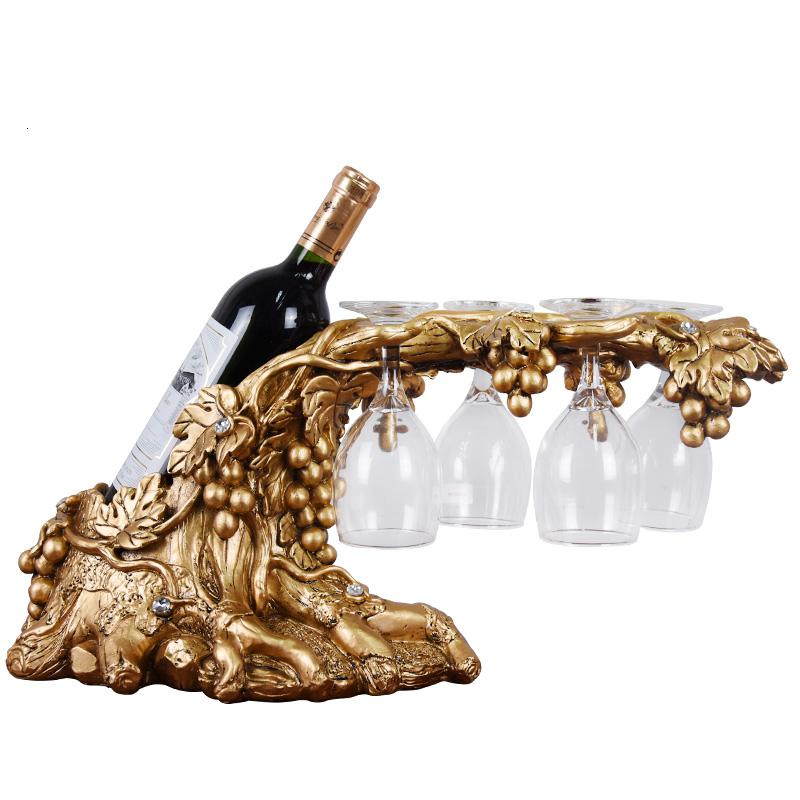 美帮汇欧式红酒架红酒杯摆件客厅茶几电视酒柜装饰品现代摆设实用工艺品高清大图