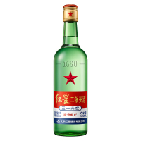 红星二锅头 56度大二 绿瓶 500ml*12瓶 整箱装白酒（新老包装随机发货）