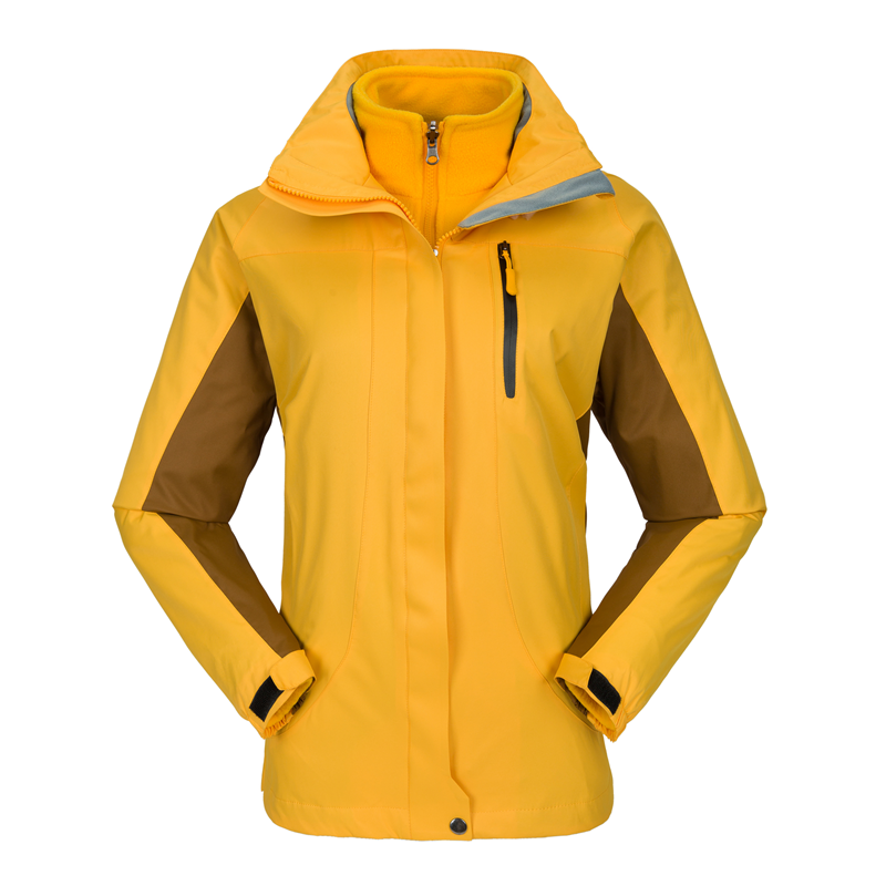户外精品骆驼款连帽冲锋衣
