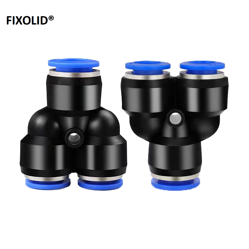 FIXOLID 气管快速接头Y型变径三通接头 PW16-12-12 个高清大图