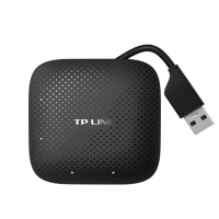 TP-LINK 4口USB高速3.0分线器 笔记本台式机电脑外置多接口 键盘鼠标U盘增加USB接口一拖四HUB扩展转换器