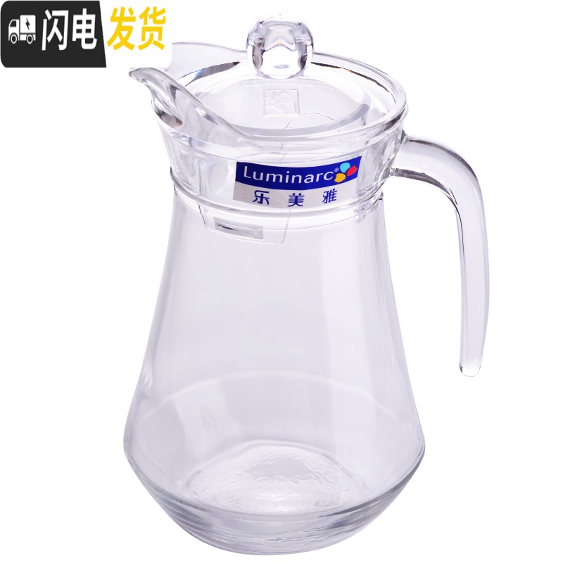 三维工匠玻璃冷水壶家用耐热可高温水壶茶壶防爆凉水壶果汁扎壶套装 1.1八角雪柜款茶具高清大图