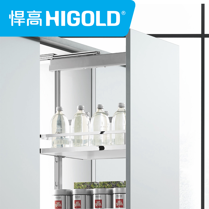 HIGOLD/悍高 高柜拉篮 厨房橱柜置物收纳拉篮