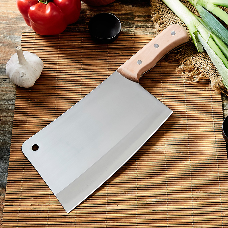 好厨夫(hocuf)手工锻打斩骨刀不锈钢厨房刀具斩刀家用菜刀排骨刀