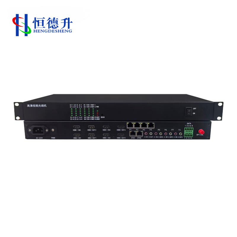 恒德升4路双向音频+2路百兆网+RS485+4路电话HDS-A059SBH-V3004HX-4SV4SA4PFE高清大图