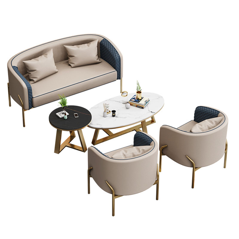 景福达沙发四人位+茶几套高清大图