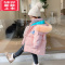 可莉允女童棉衣2022新款洋气儿童冬装羽绒棉服小童宝宝冬季棉袄外套加厚