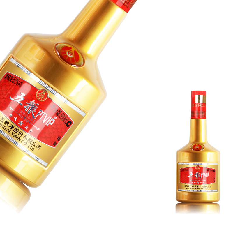 五粮液股份有限公司（WULIANGYE）国产浓香型白酒52度五粮PTVIP精制整箱500ml*6