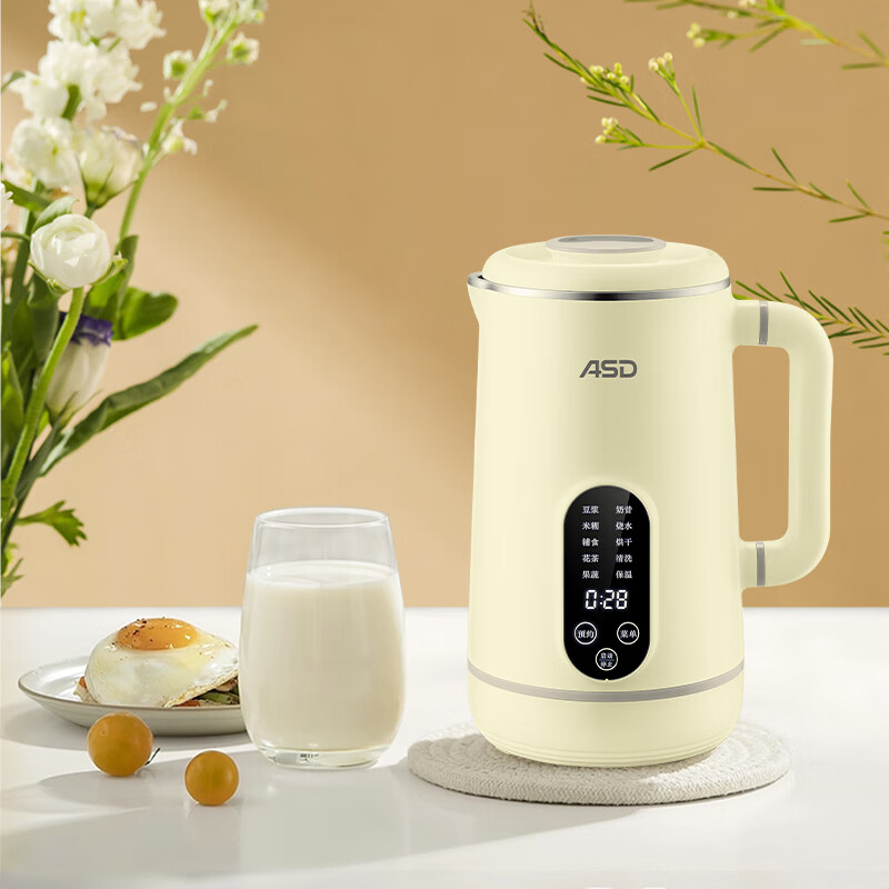 爱仕达(ASD) 轻养全自动豆浆机 AJ-L60E902