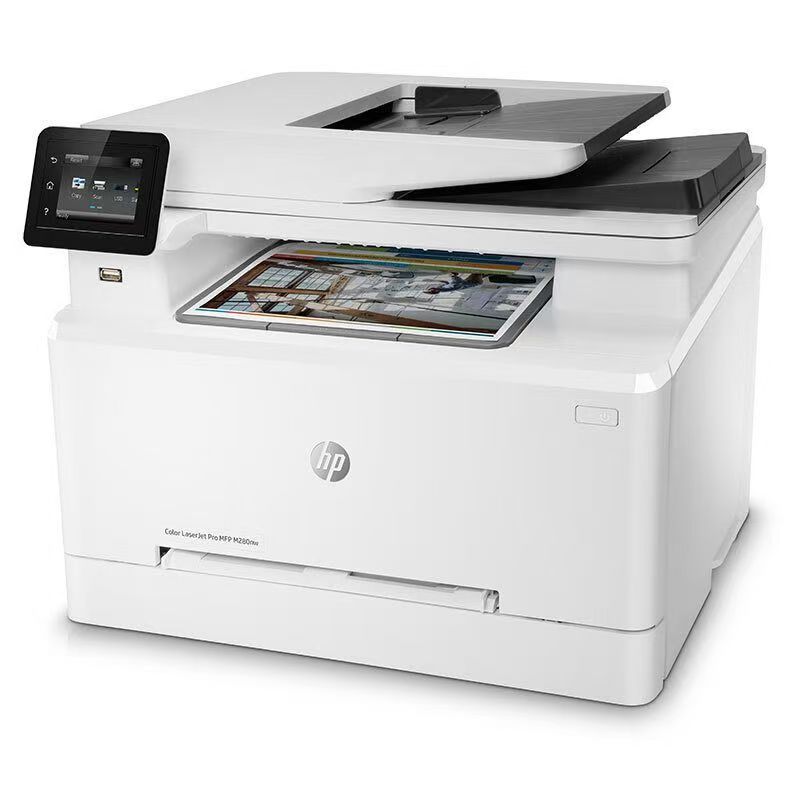 惠普HP LaserJet Pro M280nw A4彩色激光多功能一体机 无线打印复印家用办公打印复印扫描彩色打印-套餐2:标配+加粉黑彩硒鼓1套4个+碳粉4支高清大图