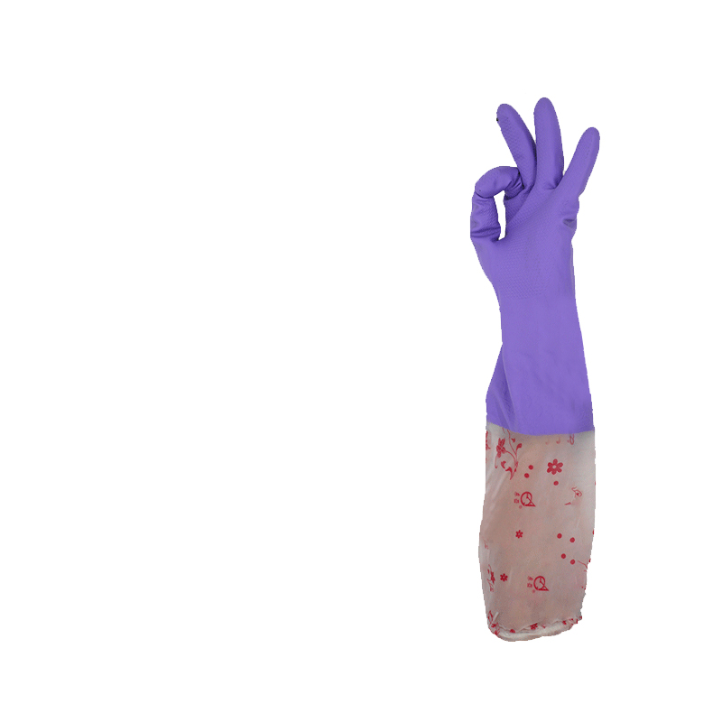 东亚橡胶加长洗碗大扫除手套 808高清大图