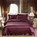 真丝被单单件纯色100桑蚕丝绸重磅单双人被套25姆米定做 200X230cm 浮光掠影波尔多被套