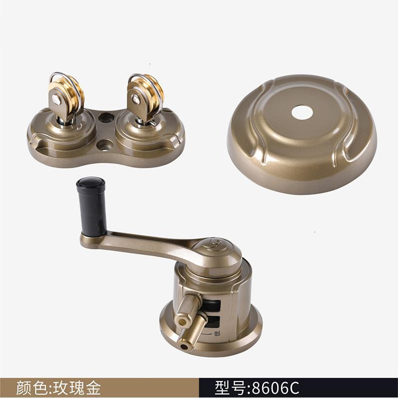 美帮汇DIY好全套配件套餐/太太升降晾衣架 手摇器 钢丝绳手柄 晒衣摇把高清大图
