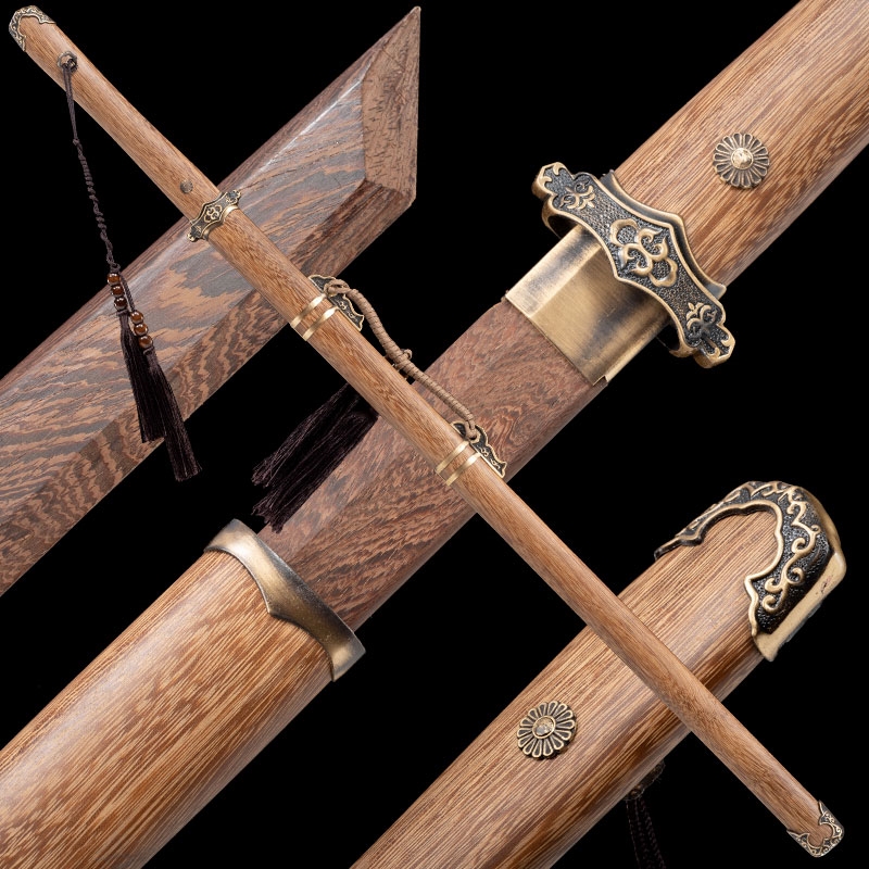 黑金木刀木质魅扣飞鱼服绣春刀木刀带鞘儿童玩具cos木剑参数