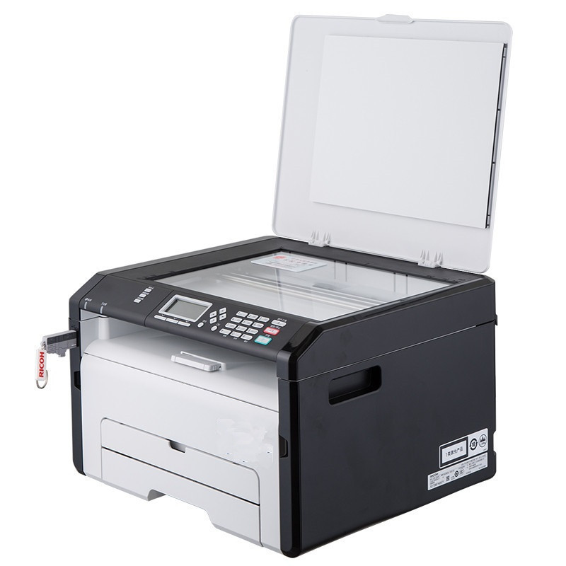 理光(Ricoh)SP221S A4黑白激光多功能机打印机 (打印 复印 扫描 23页/分钟)