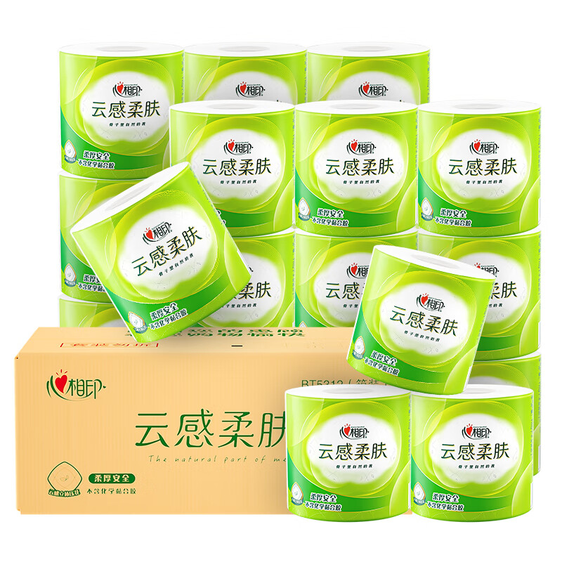 心相印 BT5312(箱装)云感柔肤卷纸110克*30卷