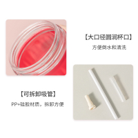 [超高性比价]名创优品(miniso) 乐扣同款 一盖两用玻璃杯茶具350mL(雏菊黄)