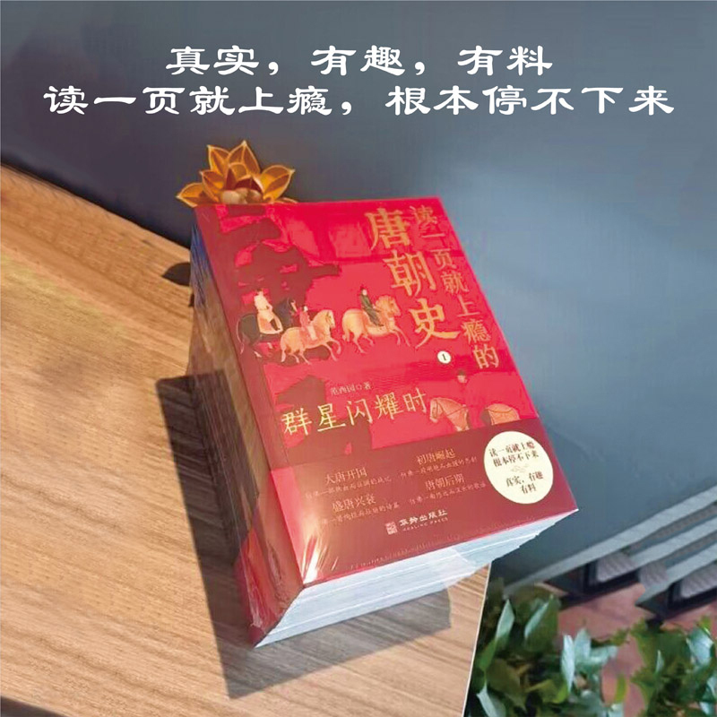[正版]读一页就上瘾的唐朝史全4册唐朝历史书籍大唐朝从兴起到灭亡全面细致的再现了大唐兴亡全过程历史类书籍中国古代史唐朝兴
