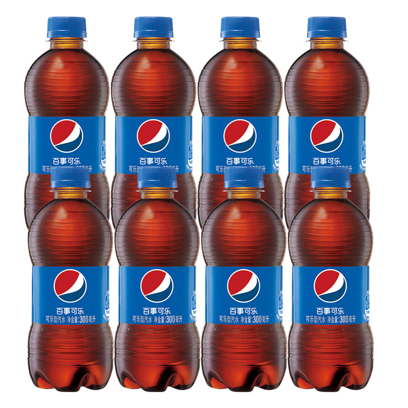 百事可乐 Pepsi 汽水 碳酸饮料 300ml*8瓶 (新老包装随机发货)高清大图