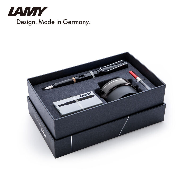 凌美(LAMY)钢笔 狩猎者系列商务套装