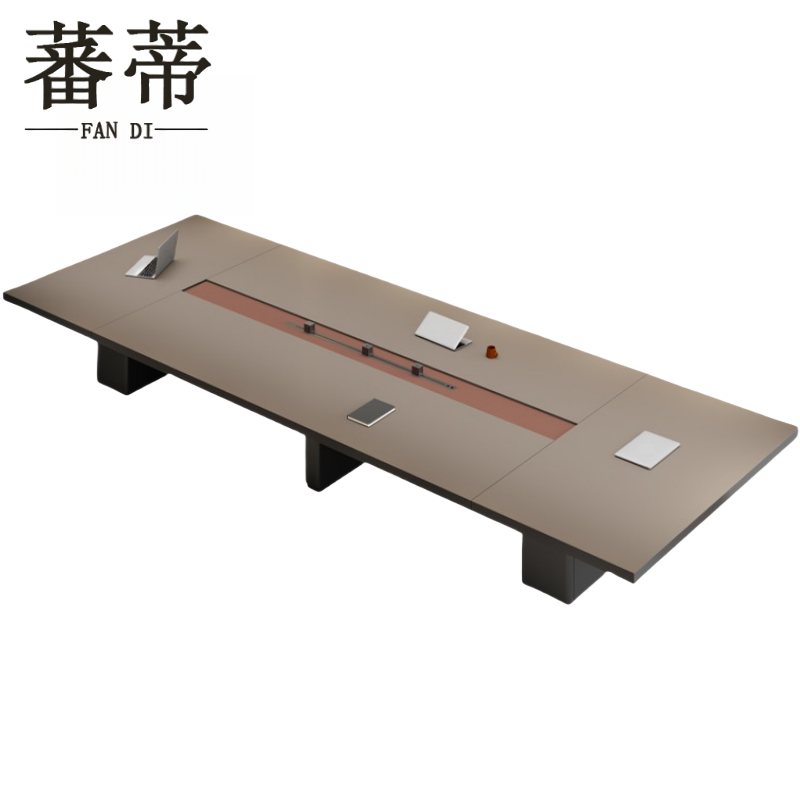 蕃蒂会议桌4.5*1.5米张高清大图