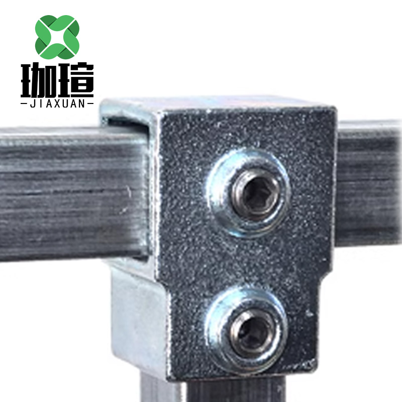 珈瑄 镀锌方管短三通 25mm 个高清大图