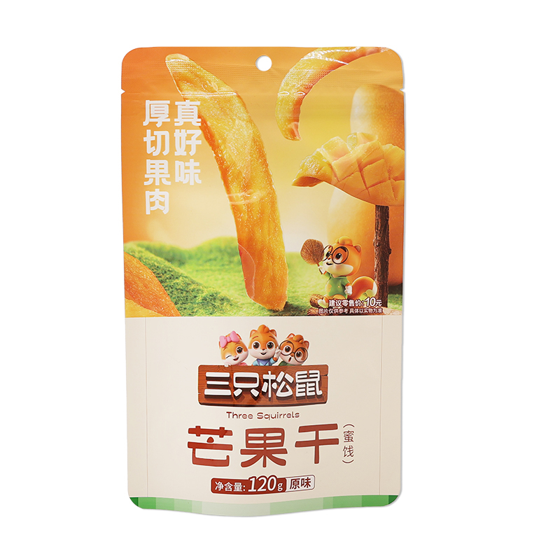 三只松鼠芒果干蜜饯零食休闲小吃厚切芒果干120g*1袋