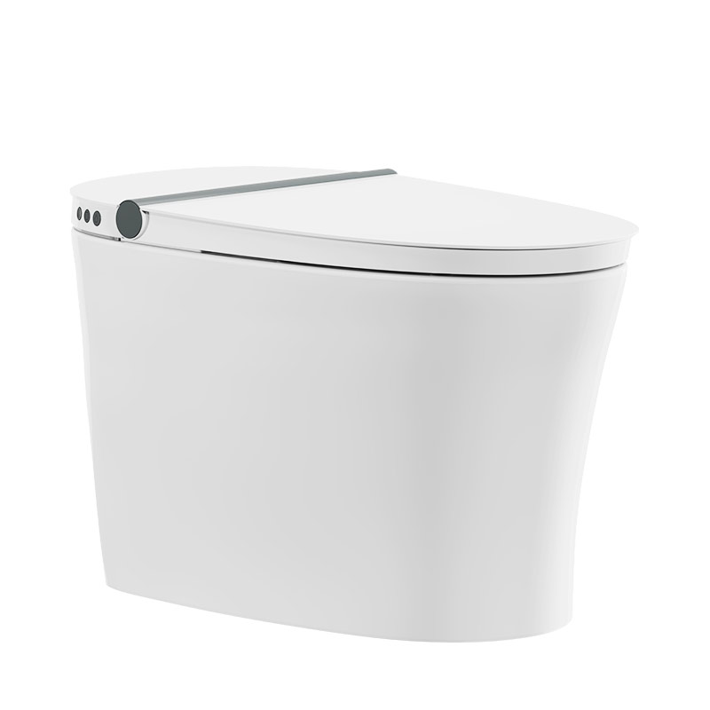 瑞尔特R&T轻智能马桶M30脚感翻盖冲水0水压限制抗菌釉面 白色 305坑距（290-390mm选305坑距）