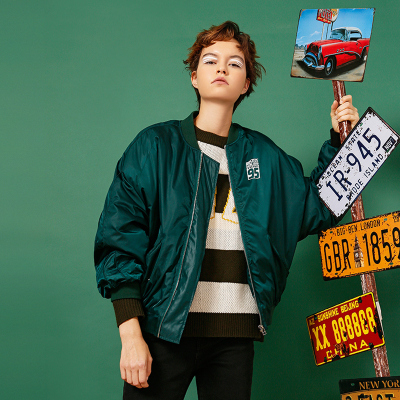 初语秋冬新款棉衣棒球