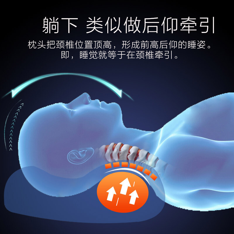 电动按摩枕热敷颈椎枕头枕枕劲椎枕头枕芯护颈枕