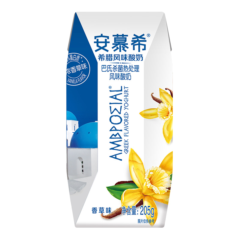 伊利安慕希希腊风味酸奶香草205g
