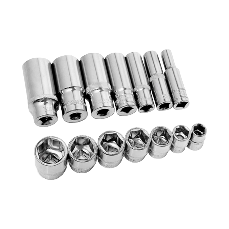 立伟铁牛3/8六角长套筒22mm/个高清大图