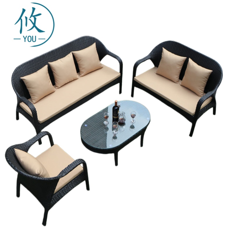 攸沙发 一套 藤编户外沙发G-2