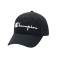 Champion冠军经典休闲棒球帽Script Washed Ball Cap黑色