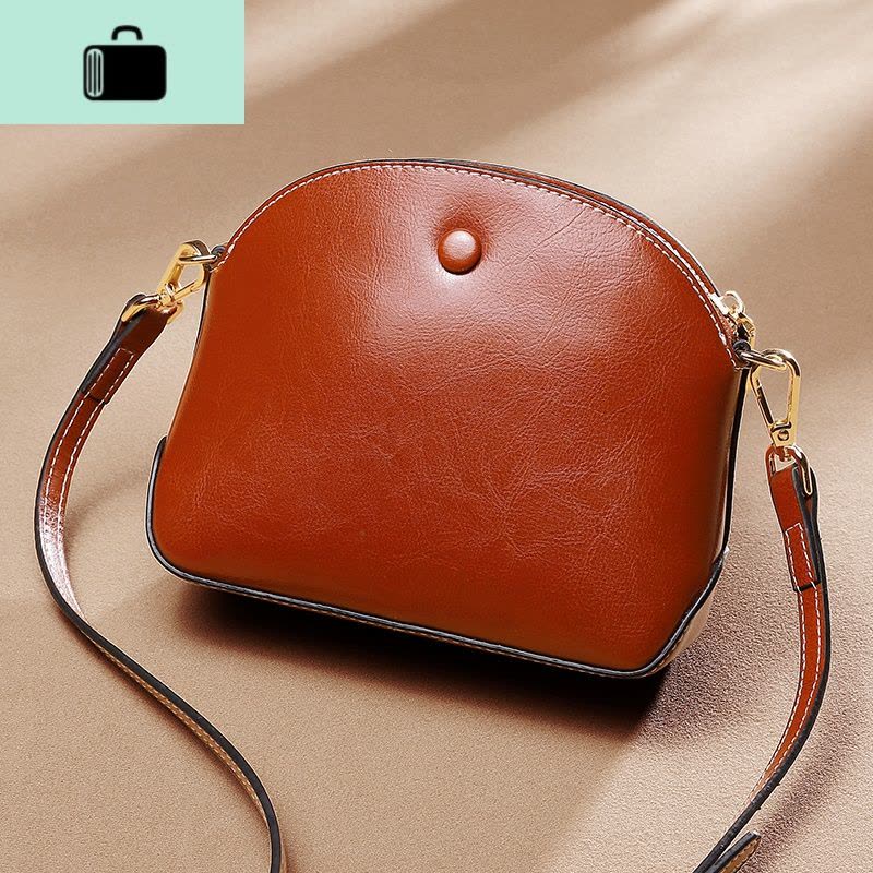 包包女新款2020时尚百搭斜挎包小迷你贝壳包复古女包单肩包NEW LAKE女斜挎包图片