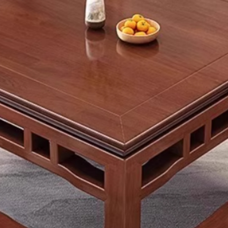 伟樽实木方桌118*118*77cm+凳子*8套高清大图