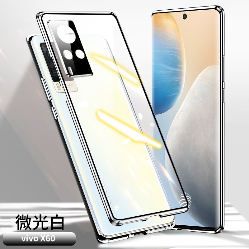KONEL vivox60手机壳vivox60pro保护套双面玻璃磁吸全包防摔5g潮牌x60pro外壳网红男女防摔防爆玻高清大图