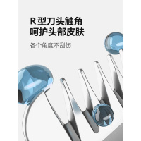 飞科（FLYCO）理发器工具电推剪充电式成人儿童电推子电动剃头发 银色5808理发套装+两个限位梳+理发围布+润滑油