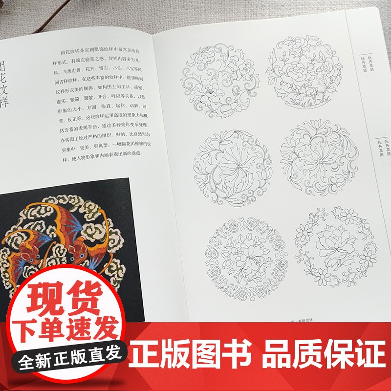 正版 中国京剧服装纹样 京剧舞台角色美术人物造型装饰纹样传统工艺民俗文化京剧照工艺美术传统图案线描绘画艺术设计基础素材高清大图