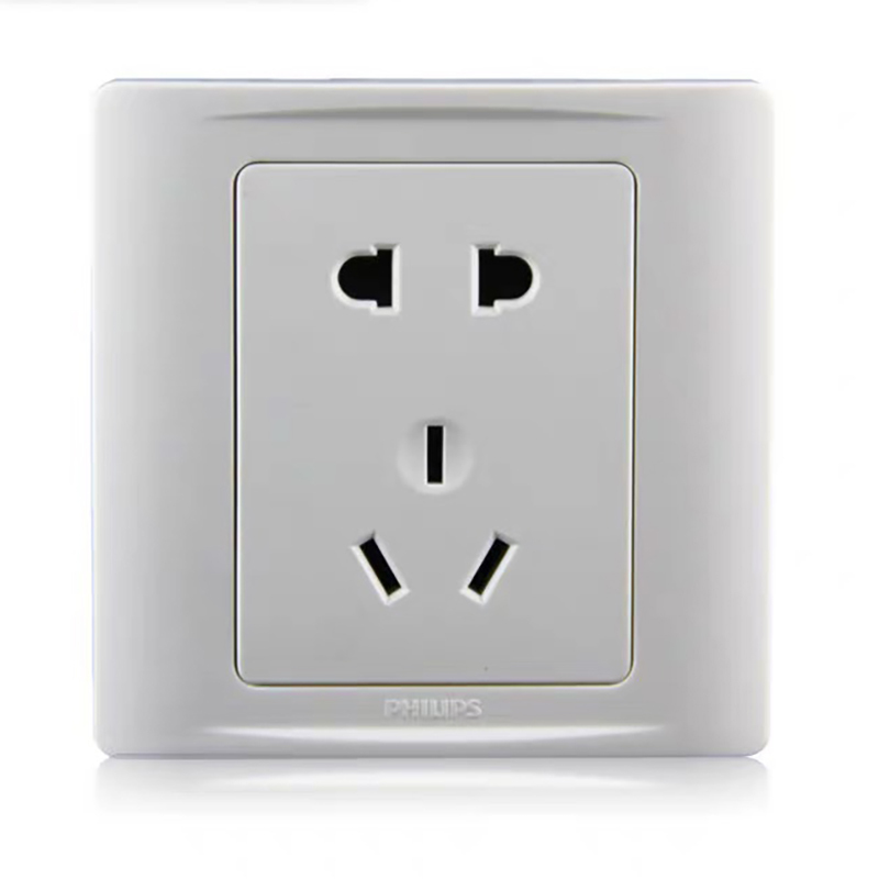 飞利浦 墙壁插座 10A220V Q2二三孔(单位:只)