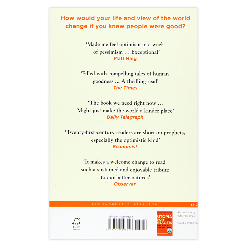 [正版]人类充满希望的历史 人慈 英文原版 Humankind A Hopeful History 布雷格曼 直击人性高清大图