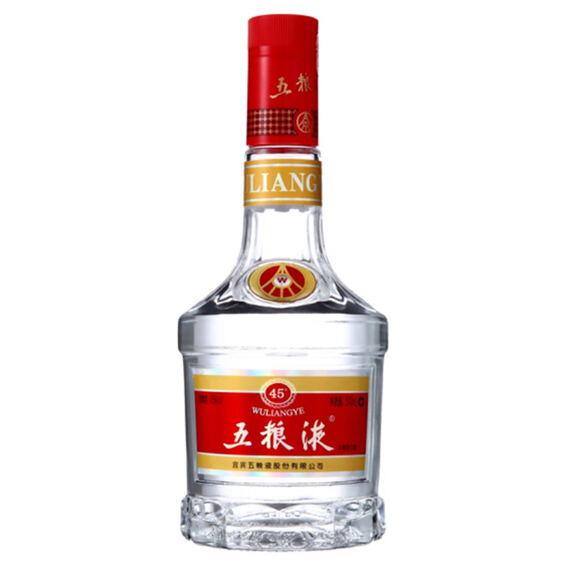 五粮液 45度 500ml*6瓶 箱装 浓香型白酒(2018年-2019年生产随机发货)
