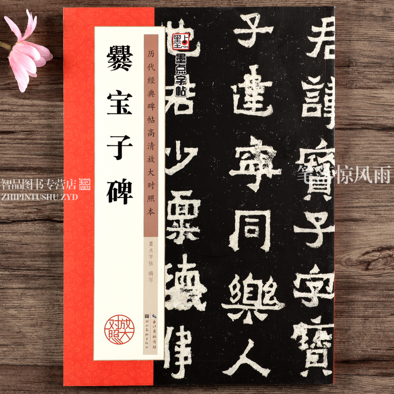 [正版] 墨点字帖 第二辑历代经典碑帖高清放大对照本 爨宝子碑 简体旁注毛笔楷书碑帖书法练字帖 湖北美术出版社