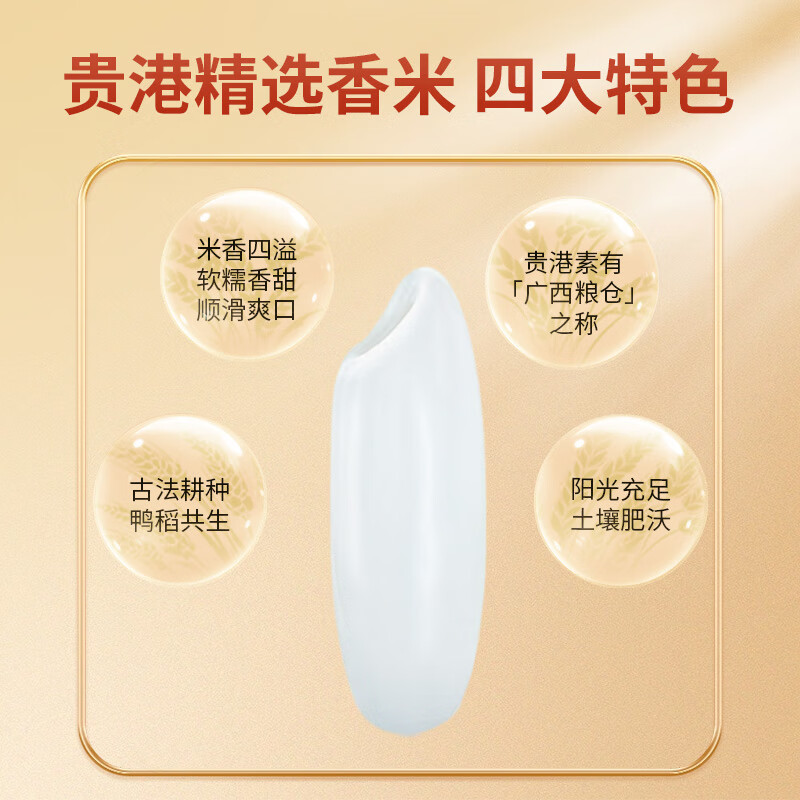 邻家饭香贵港精选香米5kg/袋真空双层包装乡村振兴消费帮扶832系列FP119高清大图