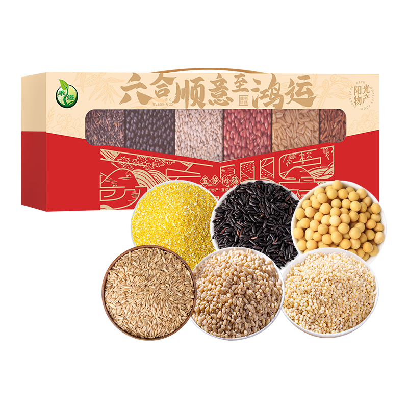 禾煜-六合顺意-杂粮礼盒1.7kg/盒
