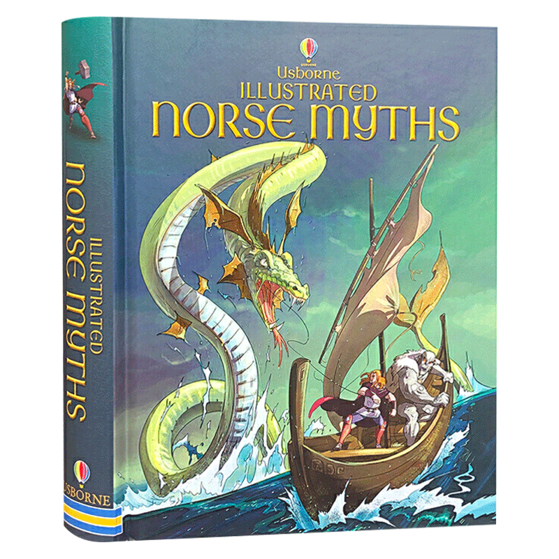 [正版]北欧神话插图故事合集 英文原版 Usborne Illustrated Norse Myths 尤斯伯恩 精装高清大图
