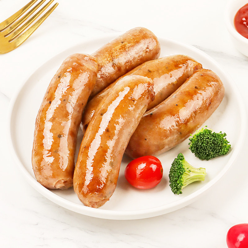 暖男厨房黑椒香肠200g10包地道肠火山石烤肠热狗香肠