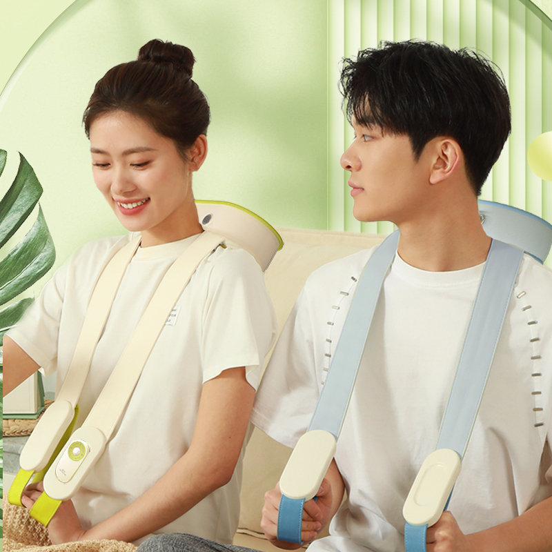 和正 捶捶爽 颈肩按摩器 颈肩披肩敲捶打腰背全身斜方肌肩膀背部腰部全自动大力捶打式多功能按摩仪HZ-C1!高清大图